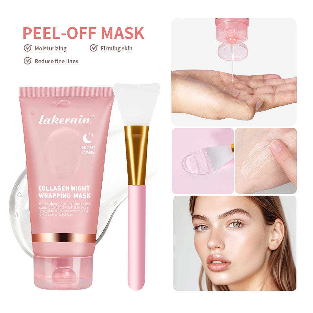 #1 Korean  Collagen Night Wrapping Mask
