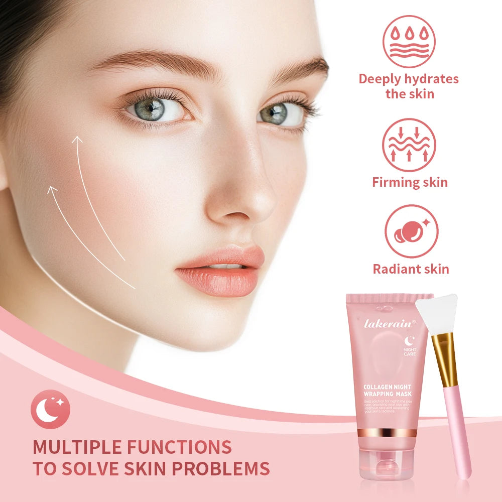#1 Korean  Collagen Night Wrapping Mask